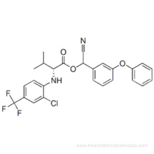 D-Valine,N-[2-chloro-4-(trifluoromethyl)phenyl]-, cyano(3-phenoxyphenyl)methyl ester CAS 102851-06-9